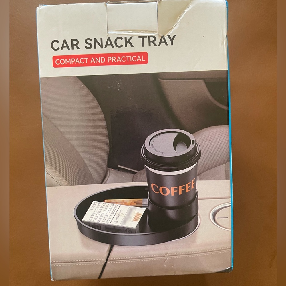 Cup Holder & Snack Tray